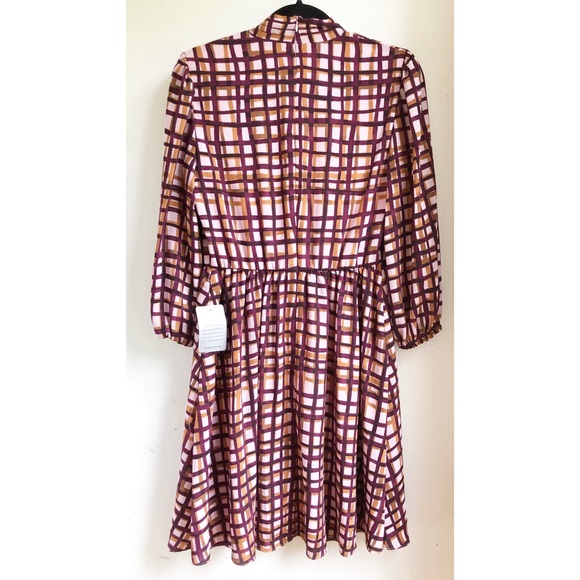 GAL MEETS GLAM | Lindsey Painted Windowpane Dress - Picture 5 of 9